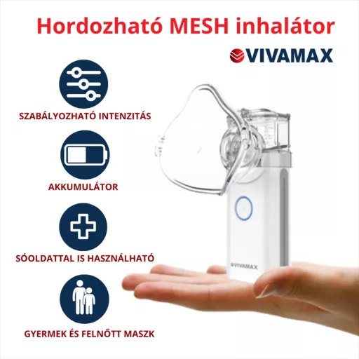 Vivamax GYV23 hordozható MESH inhalátor