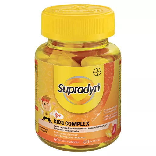 Supradyn Kids Complex multivitamin gyümölcs ízű zselécukor 60 db
