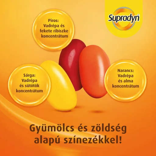 Supradyn Kids Complex multivitamin gyümölcs ízű zselécukor 60 db