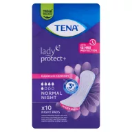 TENA Lady Protect+ Normal Night inkontinencia betét 10 db