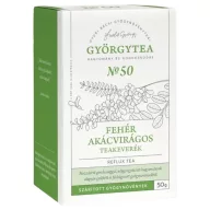   Györgytea fehér akácvirágos szálas teakeverék - reflux tea 50 g