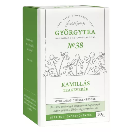 Györgytea kamillás szálas teakeverék - gyulladás csökkentésre 50 g