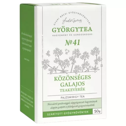 Györgytea közönséges galajos szálas teakeverék - pajzsmirigy tea 50 g