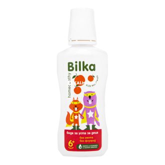   Bilka homeopátiás Organic 6+ gyermek szájvíz mandarin ízesítéssel 250 ml