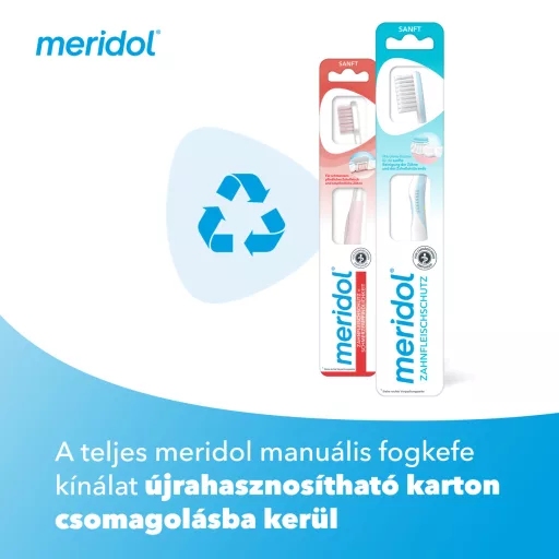 Meridol Complete Care lágy fogkefe