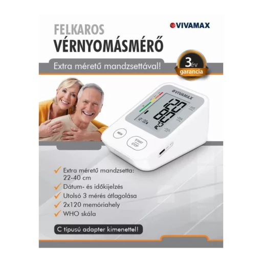Vivamax V26 felkaros vérnyomásmérő