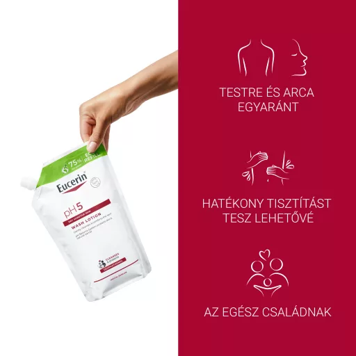 Eucerin pH5 folyékony mosakodószer öko-utántöltő 750 ml