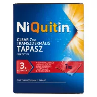 NiQuitin Clear 7 mg transzdermális tapasz 7 db