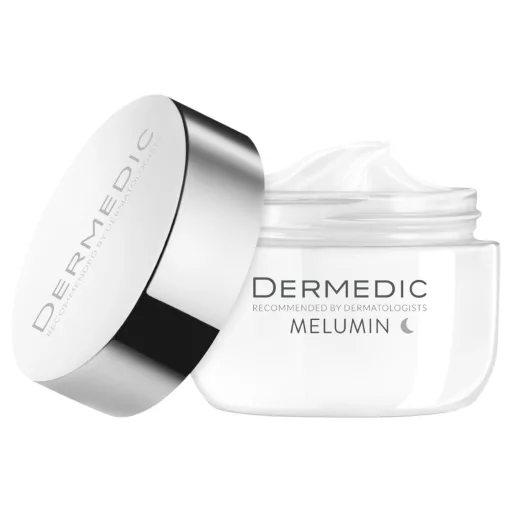 Dermedic Melumin pigmentfoltok elleni éjszakai anti-aging arckrém 50 ml