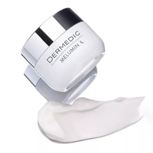 Dermedic Melumin pigmentfoltok elleni éjszakai anti-aging arckrém 50 ml