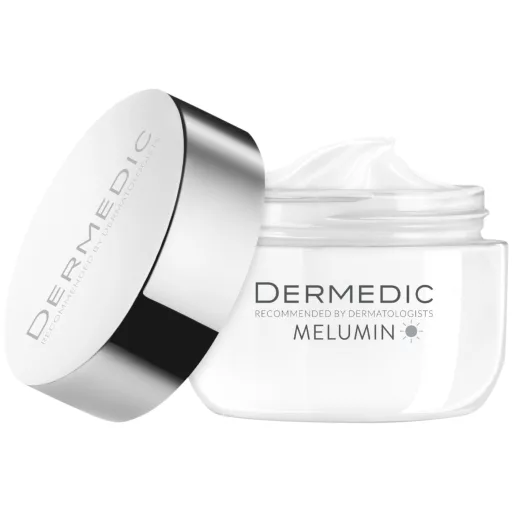 Dermedic Melumin pigmentfoltok elleni nappali anti-aging SPF 50+ arckrém 50 ml