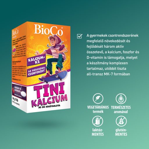 BioCo Tini Kalcium rágótabletta 90 db