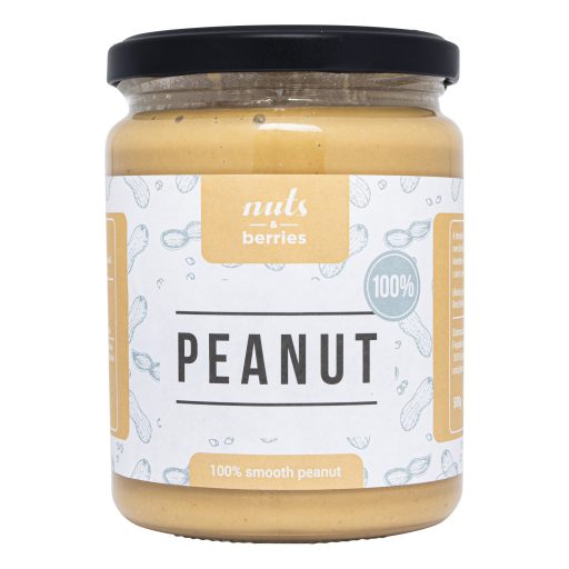 Nuts Berries Földimogyoróvaj Smooth 500 g