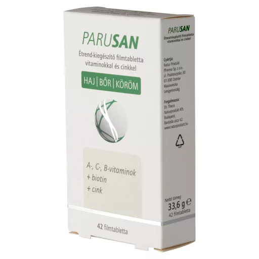Parusan haj, bőr köröm vitamin cinkkel filmtabletta 42 db