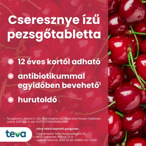 Ambroxol-Teva 60 mg pezsgőtabletta 10 db