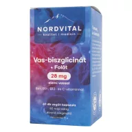 Nordvital Vas-biszglicinát 28 mg + folát kapszula 60 db