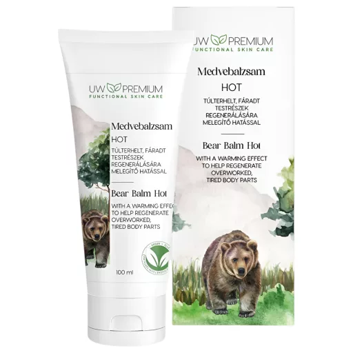 UW Premium Hot melegítő medvebalzsam 100 ml