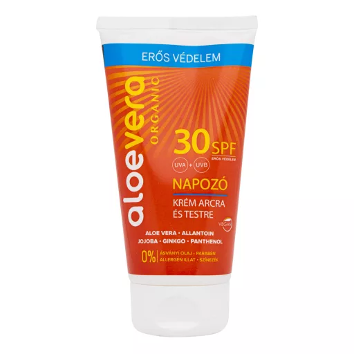 Alveola Aloe Vera SPF30 napozókrém arcra és testre 150 ml