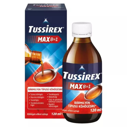 Tussirex Max 8in1 szirup 120 ml
