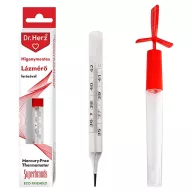 Dr.Herz lázmérő higanymentes lezáróval 