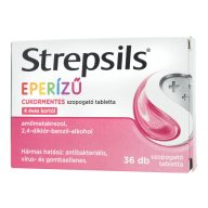 Strepsils eperízű cukormentes szopogató tabletta 36 db