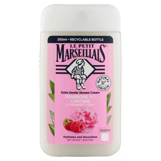 Le Petit Marseillais málna és bazsarózsa tusfürdő 250 ml