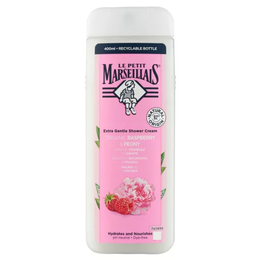 Le Petit Marseillais málna és bazsarózsa tusfürdő 400 ml