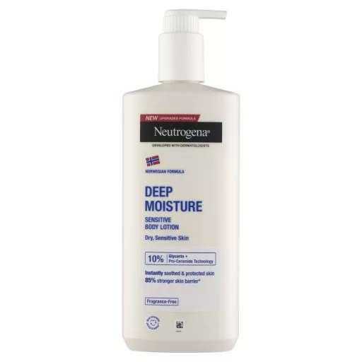 Neutrogena Deep Moisture testápoló érzékeny bőrre 400 ml
