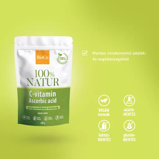 BioCo 100% Natur C-vitamin tasakos por 400 g