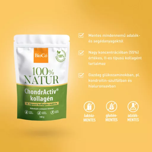 BioCo 100% Natur ChondrActiv Kollagén 100 g