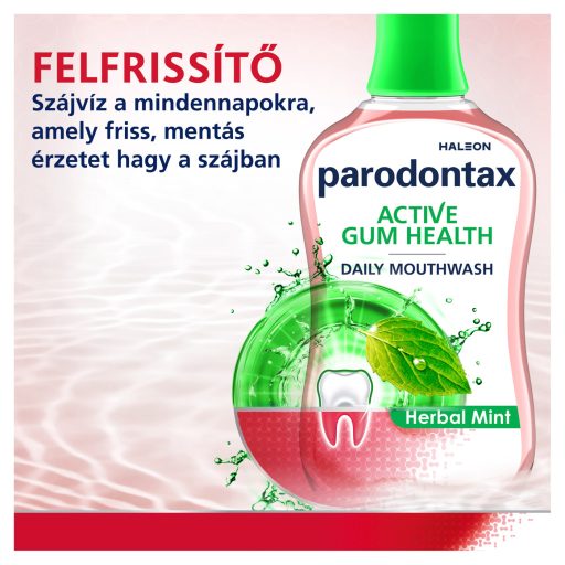 Parodontax Daily Gum Care Herbal Twist alkoholmentes szájvíz 500 ml