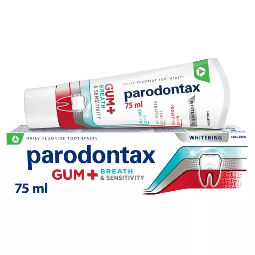 Parodontax Gum + Breath and Sensitivity Whitening fogkrém 75 ml