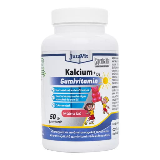 JutaVit Kalcium + D3 gumivitamin 50 db