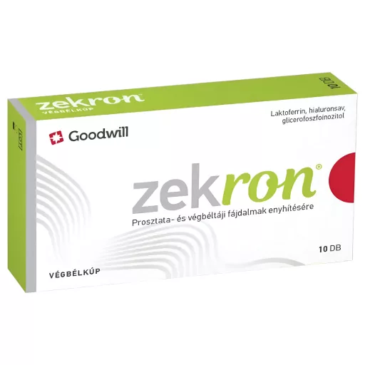 Zekron végbélkúp 10 db
