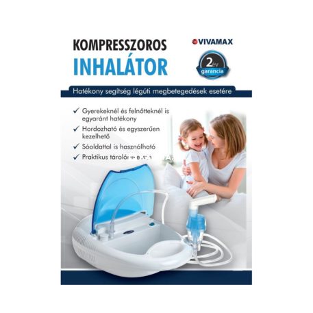 Vivamax V24 Kompresszoros inhalátor tároló rekesszel