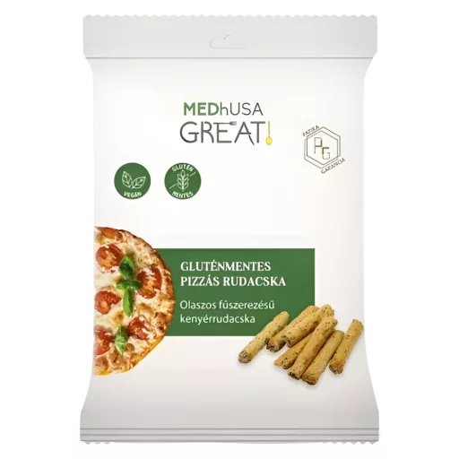 MEDhUSA Great! Gluténmentes pizzás rudacska 50 g