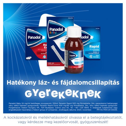 Panadol Baby 24 mg/ml belsőleges szuszpenzió 100 ml
