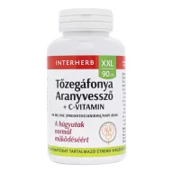   Interherb XXL Tőzegáfonya Aranyvessző + C-vitamin kapszula 90 db