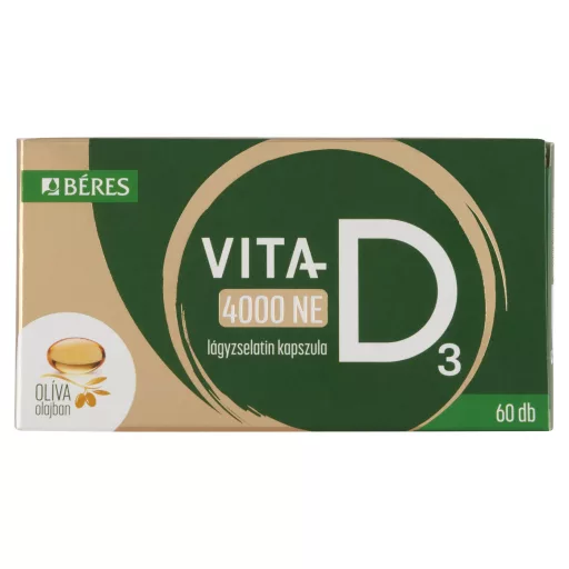 Béres Vita D3 4000 NE lágyzselatin kapszula 60 db