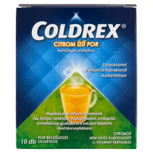 Coldrex citrom ízű por belsőleges oldathoz 10 db