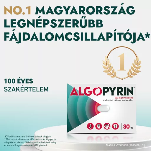 Algopyrin 500 mg filmtabletta 30 db