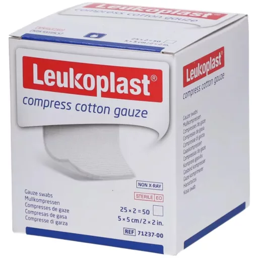 Leukoplast steril mull lap 5×5 cm 8 rétegű 50 db