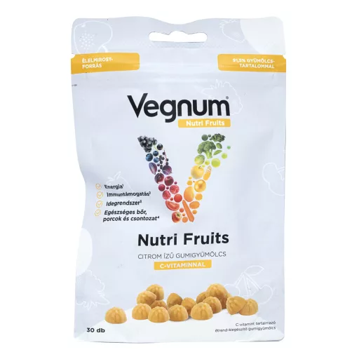 Vegnum NutriFruits C-vitamin gumigyümölcs 30 db