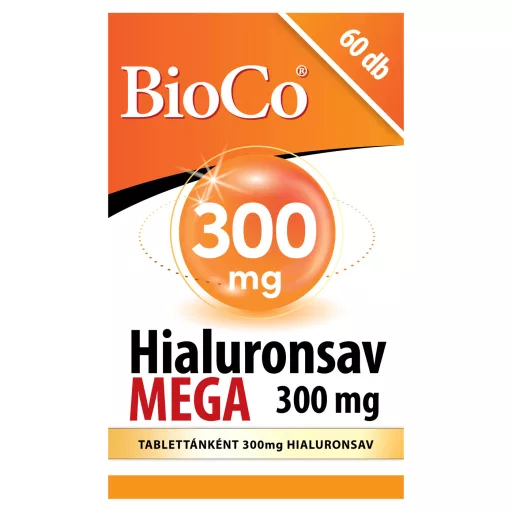 BioCo Hialuronsav Mega tabletta 300 mg 60 db
