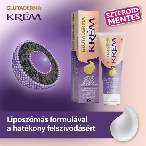 Glutaderma Liposzómás Bőrápoló krém 20 g 