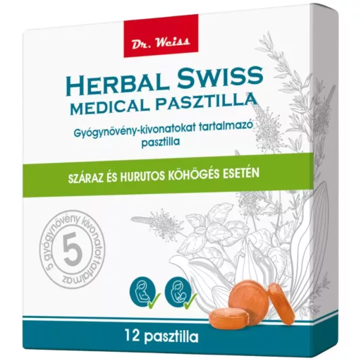 Herbal Swiss Medical pasztilla 12 db