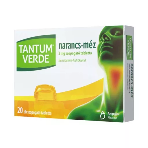 Tantum Verde narancs-méz 3 mg szopogató tabletta 20 db
