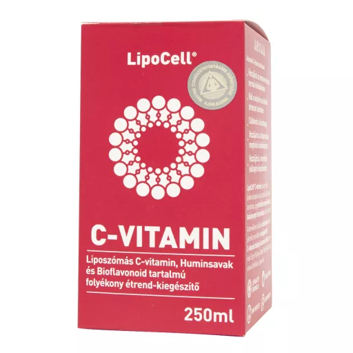 LipoCell liposzómás C-vitamin folyékony étrend-kiegészítő meggy 250 ml