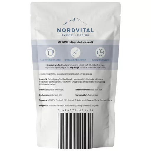 Nordvital Felfázás teakeverék 90 g