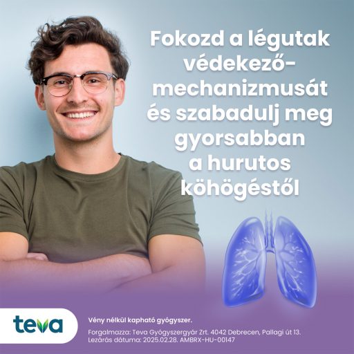 Ambroxol-Teva 75 mg retard kemény kapszula 10 db